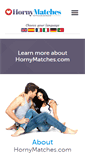 Mobile Screenshot of hornymatches.com